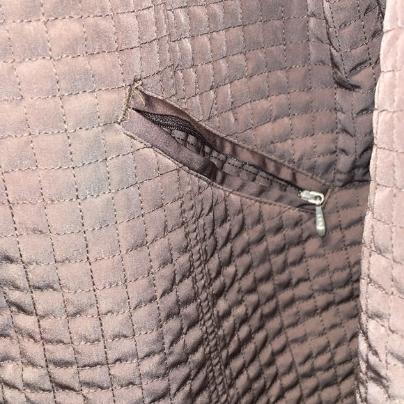 Timeless Quality New York Classic brown pleated jacket size 22/24 perfect - Picture 5 of 7